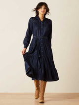 ARIAT Sahara Dress - Women's - Navy Rinse