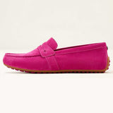 ARIAT Selene Driving Shoe - Womens - Hot Pink Suede