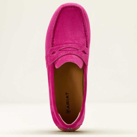 ARIAT Selene Driving Shoe - Womens - Hot Pink Suede