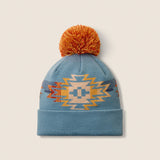 Ariat Serape Beanie in Teal Serape, front view