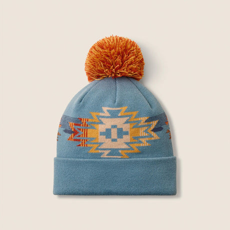 Ariat Serape Beanie in Teal Serape, front view