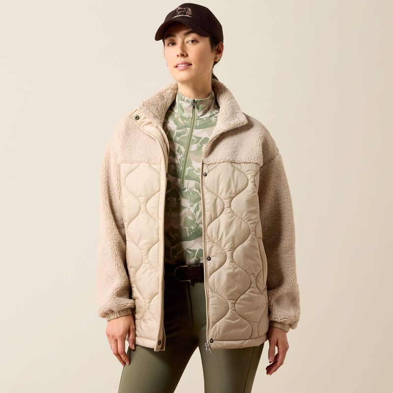 ARIAT Sherpuff Jacket - Womens - Chateau Grey