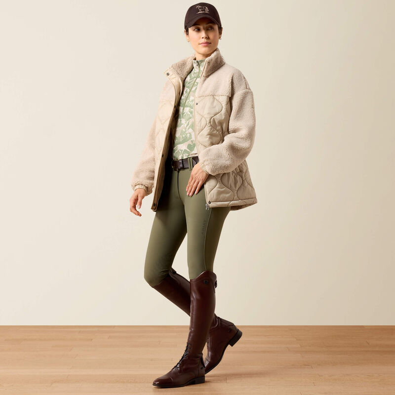 ARIAT Sherpuff Jacket - Womens - Chateau Grey