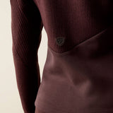 ARIAT Skadi Full Zip Sweatshirt - Womens - Chocolate Plum