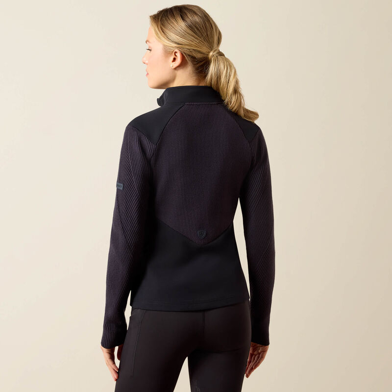 ARIAT Skadi Full Zip Sweatshirt - Womens - Show Navy
