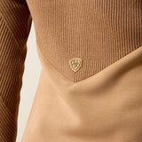 Ariat Skadi Full Zip Sweatshirt in Tiger's Eye, detail view 2