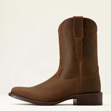 ARIAT Sonoro Roper Toe Western Cowboy Boots - Mens - Distressed Brown