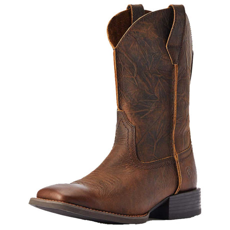 ARIAT Sport Rambler Western Cowboy Boots - Mens - Bartop Brown
