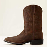 ARIAT Sport Wide Square Toe Western Boot - Mens - Distressed Brown