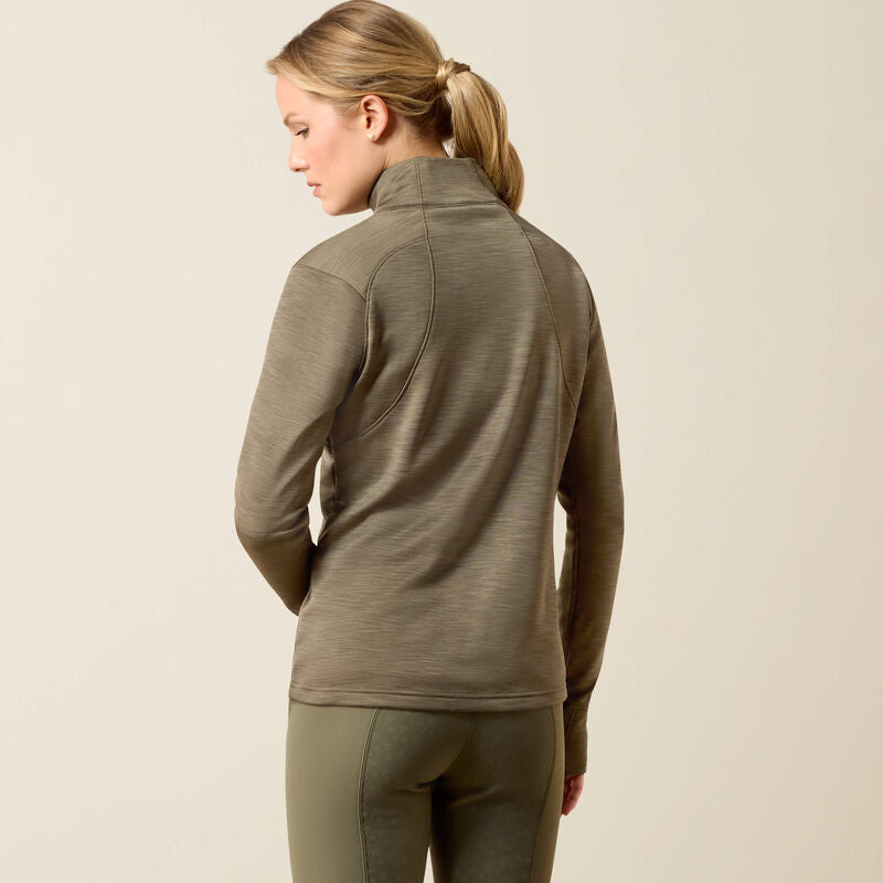 Ariat Team EQ 1/2 Zip Pullover in Kalamata, back view