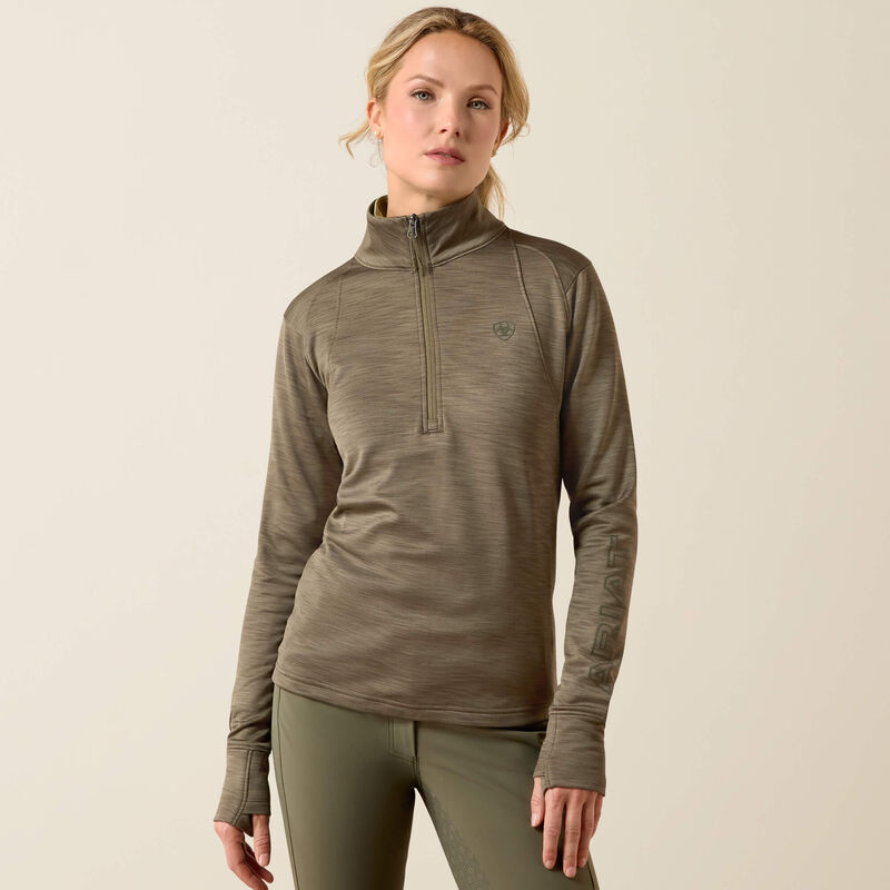 Ariat Team EQ 1/2 Zip Pullover in Kalamata, front view