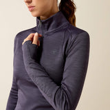 Ariat Team EQ 1/2 Zip Pullover in Odyssey Grey, detail view 1