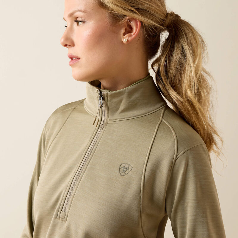 Ariat Team EQ 1/2 Zip Pullover in Winter Twig, detail view 1