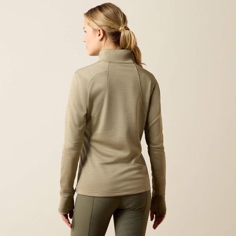 Ariat Team EQ 1/2 Zip Pullover in Winter Twig, back view