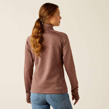 Load image into Gallery viewer, ARIAT Tek Team Half Zip Sweatshirt - Womens  - Twilight Mauve Ariat
