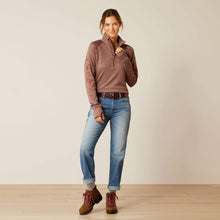 Load image into Gallery viewer, ARIAT Tek Team Half Zip Sweatshirt - Womens  - Twilight Mauve Ariat
