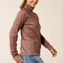 Load image into Gallery viewer, ARIAT Tek Team Half Zip Sweatshirt - Womens  - Twilight Mauve Ariat
