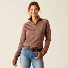 Load image into Gallery viewer, ARIAT Tek Team Half Zip Sweatshirt - Womens  - Twilight Mauve Ariat
