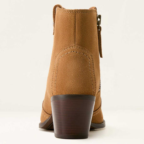 ARIAT Tilbury Ankle Western Boots - Womens - Carmel Suede Ariat