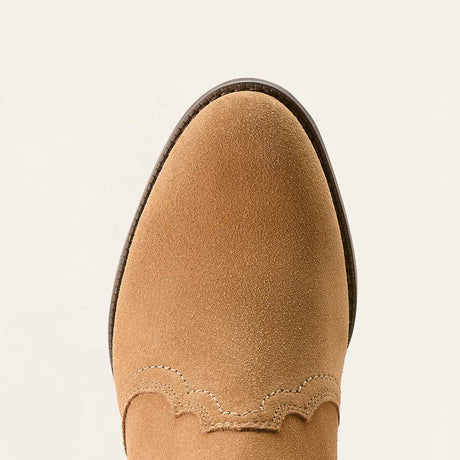 ARIAT Tilbury Ankle Western Boots - Womens - Carmel Suede Ariat