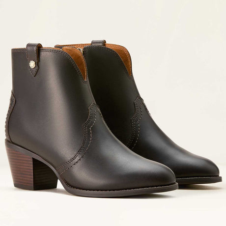 ARIAT Tilbury Ankle Western Boots - Womens - Chocolate Truffle