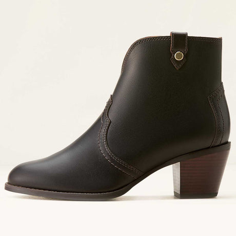 ARIAT Tilbury Ankle Western Boots - Womens - Chocolate Truffle