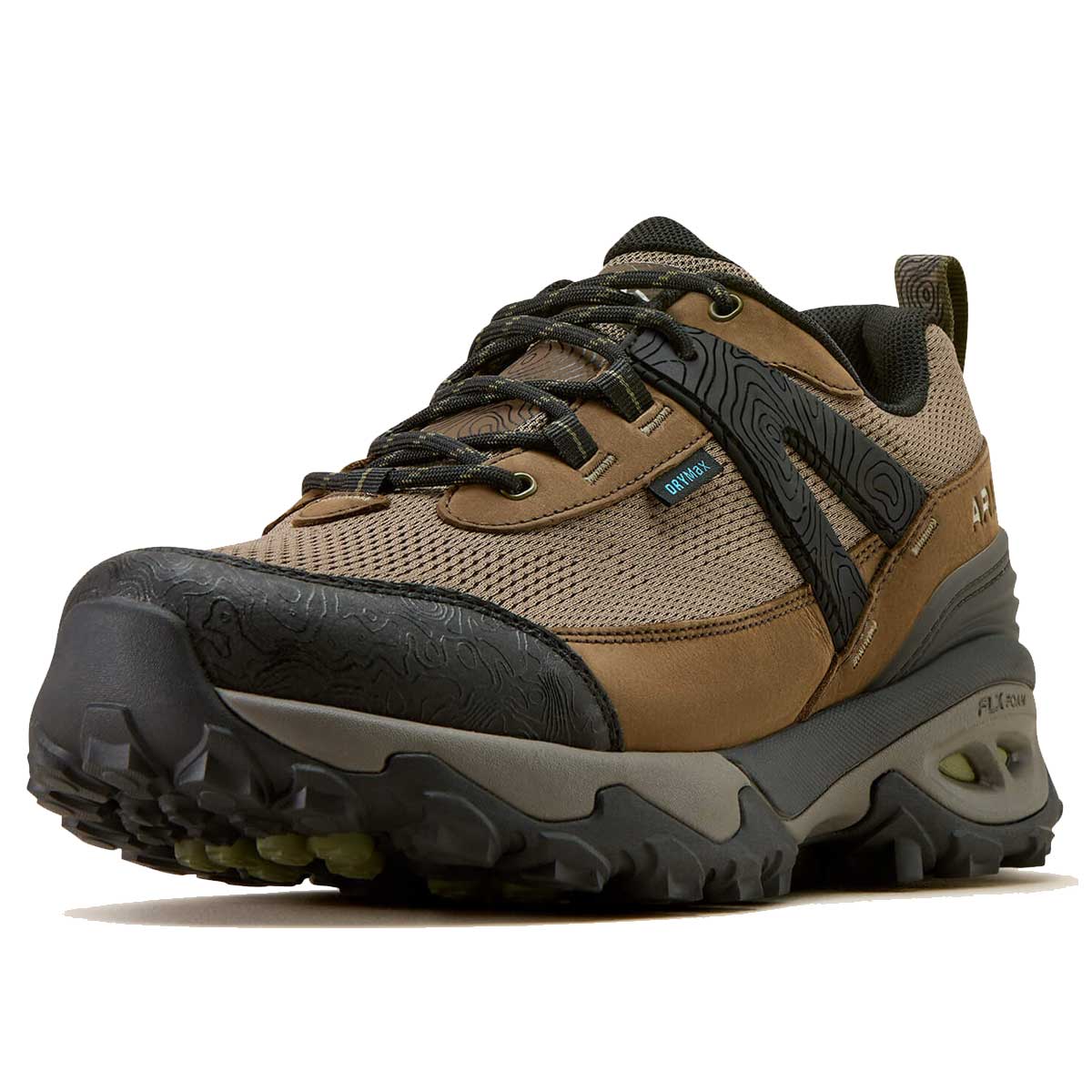 ARIAT Traverse Low Waterproof Hiking Shoe - Mens - Brown Bark
