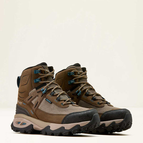ARIAT Traverse Mid H20 Waterproof Boots - Womens - Brown Bark