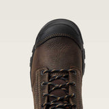 ARIAT Treadfast 6" Waterproof Work Boots – Women's Steel Toe  – Dark Brown