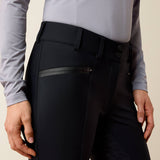 Ariat Troika Waterproof Full Seat Breeches in Black, detail view 2