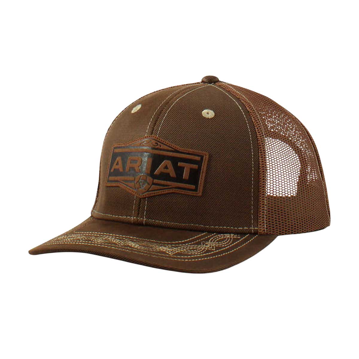 ARIAT Vintage Logo Patch Cap - Mens - Brown