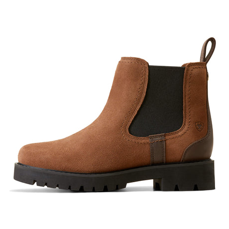 50% OFF - ARIAT Wexford Lug H2O Waterproof Chelsea Boots - Womens - Dark Earth - Size: UK 8.5