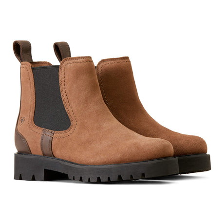 50% OFF - ARIAT Wexford Lug H2O Waterproof Chelsea Boots - Womens - Dark Earth - Size: UK 8.5