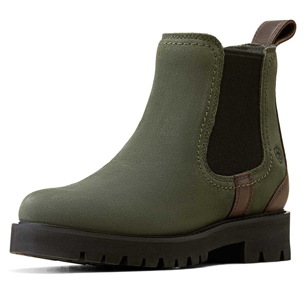 ARIAT Wexford Lug H2O Waterproof Chelsea Boots - Womens - Forest Night