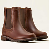 ARIAT Wexford Whipstitch Chelsea Boots - Womens - Deep Cognac