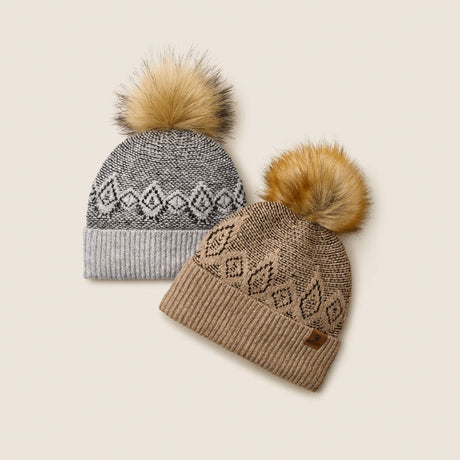 Ariat Willow Beanie in Earth Heather, detail view 1