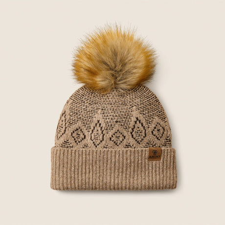 Ariat Willow Beanie in Earth Heather, front view