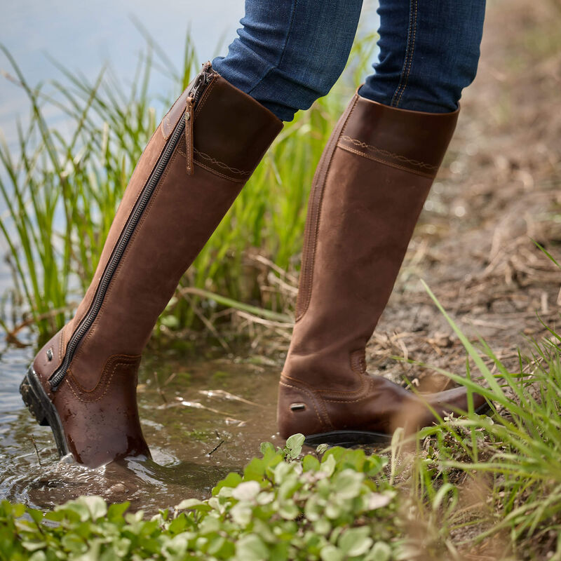 ARIAT Windsor Waterproof Boots - Womens - Tobacco Brown