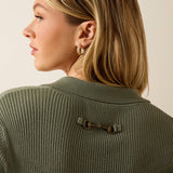Ariat Winsthorpe Sweater in Sea Spray, detail view 1