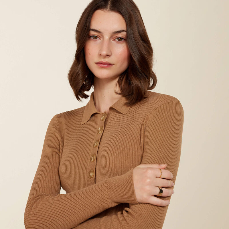 Ariat Winsthorpe Sweater in Tiger's Eye, detail view 2