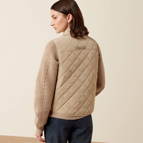 ARIAT Woodgate Quilted Gilet - Womens - Crockery
