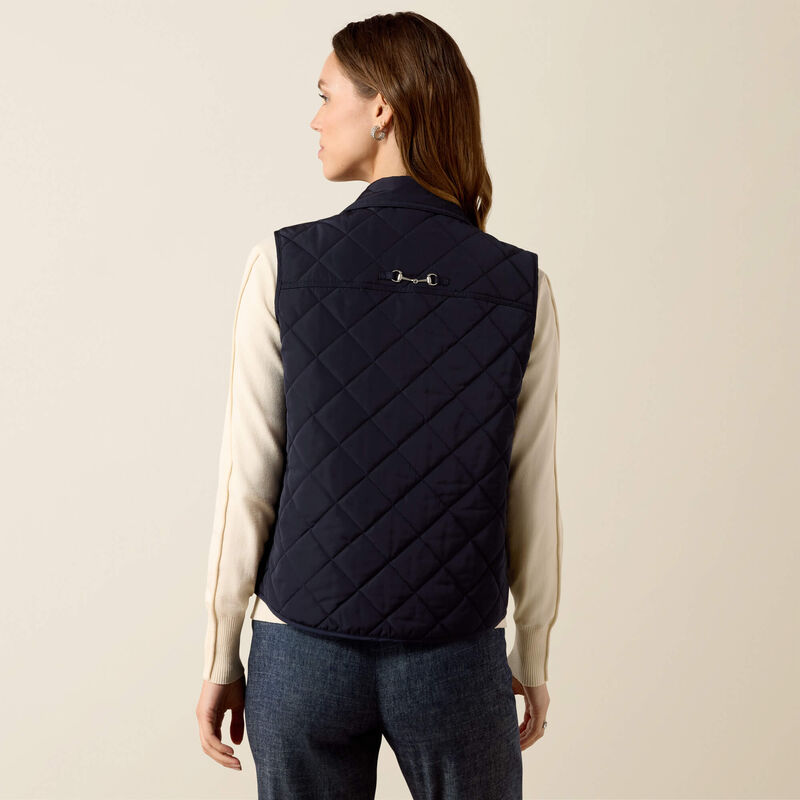 ARIAT Woodgate Quilted Gilet - Womens - Show Navy