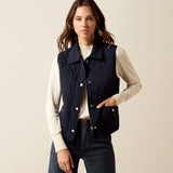 ARIAT Woodgate Quilted Gilet - Womens - Show Navy