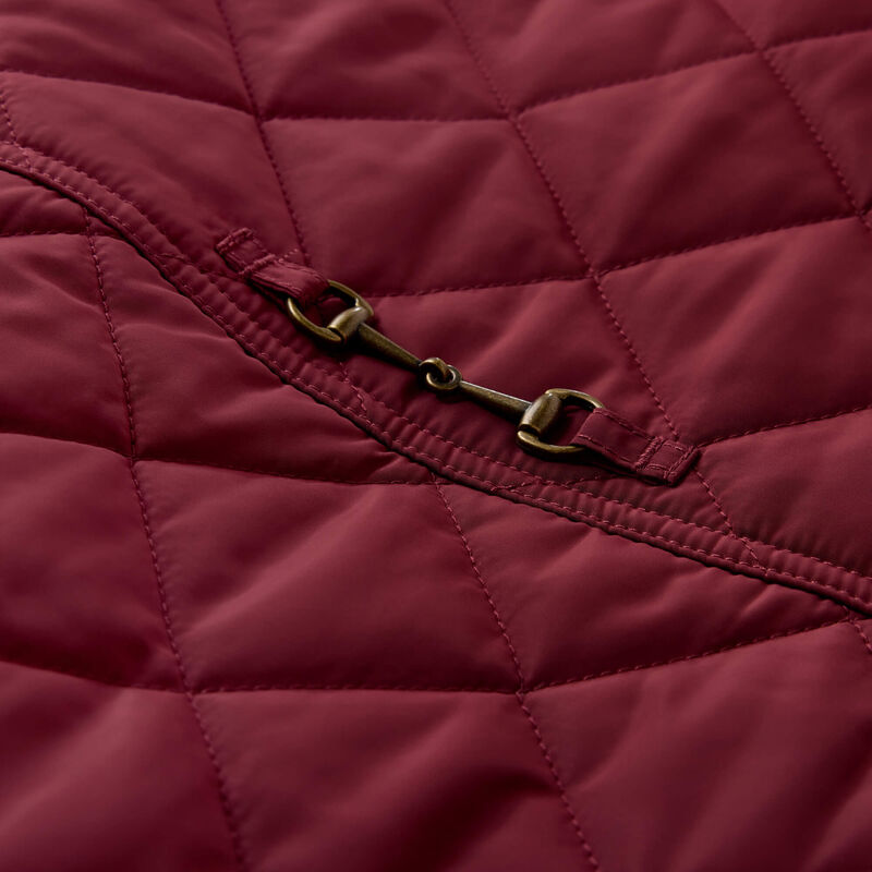 ARIAT Woodgate Quilted Jacket - Womens - Windsor Wine
