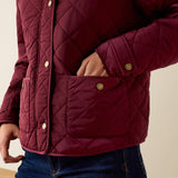 ARIAT Woodgate Quilted Jacket - Womens - Windsor Wine