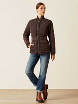ARIAT Woodside Quilted Insulated Jacket - Womens - Coffee Bean
