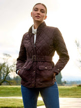 ARIAT Woodside Quilted Insulated Jacket - Womens - Coffee Bean