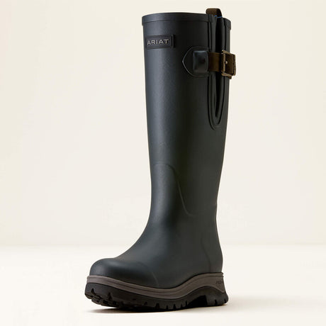 Ariat Woodstock Insulated Rubber Boot in Deep Navy, front three-quarter view