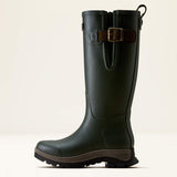 Ariat Woodstock Rubber Boot in Olive Night, outer side view