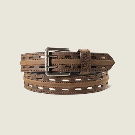 ARIAT Work Double Prong Belt - Mens - Distressed Brown